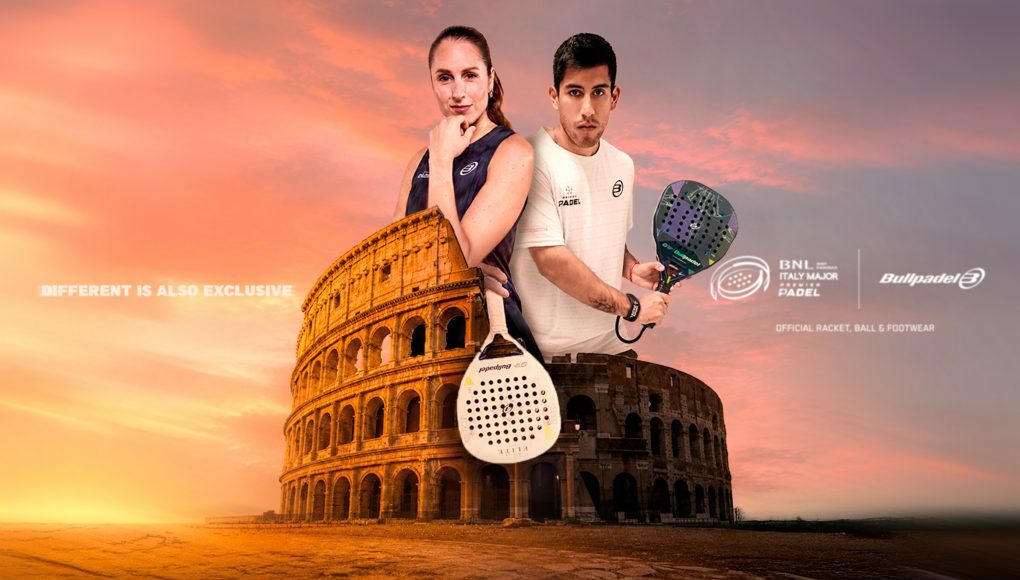 bullpadelItalyMajor Elite Rome y Neuron 02 Edge Rome: Bullpadel presenta sus palas exclusivas para el Italy Major Premier Padel