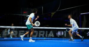 Manuel Castaño y Enrique Goenaga firma la gran sorpresa del Pretoria Premier Padel P1 al eliminar a Coki Nieto y Jon Sanz