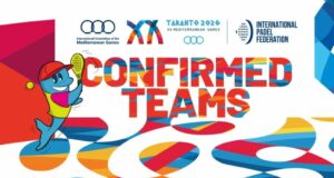 El pádel hará historia en los Juegos Mediterráneos de Taranto 2026 con 136 deportistas de 19 países