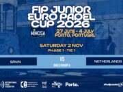 En directo la segunda jornada de la fase de grupos de la Final 8 FIP Junior Euro Padel Cup 2026