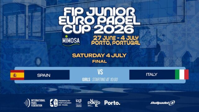 En directo las finales de la Final 8 FIP Junior Euro Padel Cup 2026 En directo las finales de la Final 8 FIP Junior Euro Padel Cup 2026