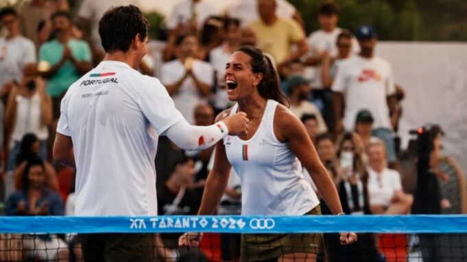 Sofia y Pedro Araújo hacen historia y dan a Portugal el oro en el pádel mixto de los Juegos del Mediterráneo