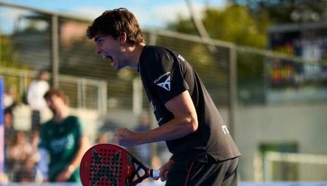 Edu Alonso y Aimar Goñi frenan a Coki Nieto y Mike Yanguas en los octavos de final del Major de París Edu Alonso y Aimar Goñi frenan a Coki Nieto y Mike Yanguas en los octavos de final del Major de París