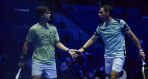 José Diestro avanza en el Madrid Premier Padel P1 tras el oro en los Juegos Mediterráneos y David Gala cae en el debut