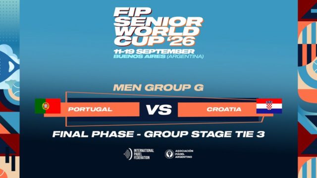En directo la tercera jornada de la fase de grupos del FIP Senior World Cup 2026
