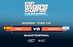 En directo los cuartos de final del FIP Senior World Cup 2026
